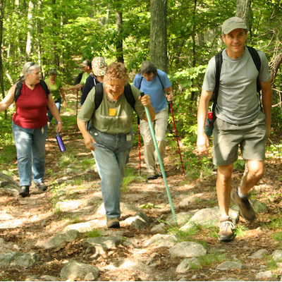 lester guiding a hike